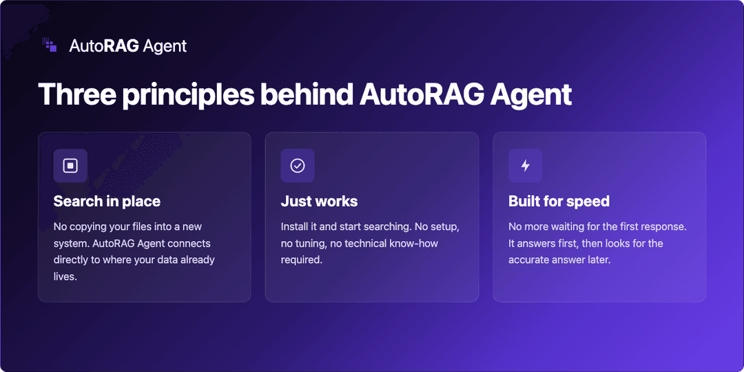 AutoRAG Agent Core Principles