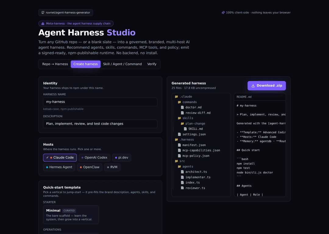 Agent Harness Studio