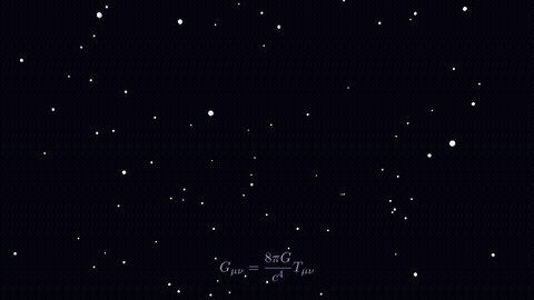 Cosmic gravity 3D animation