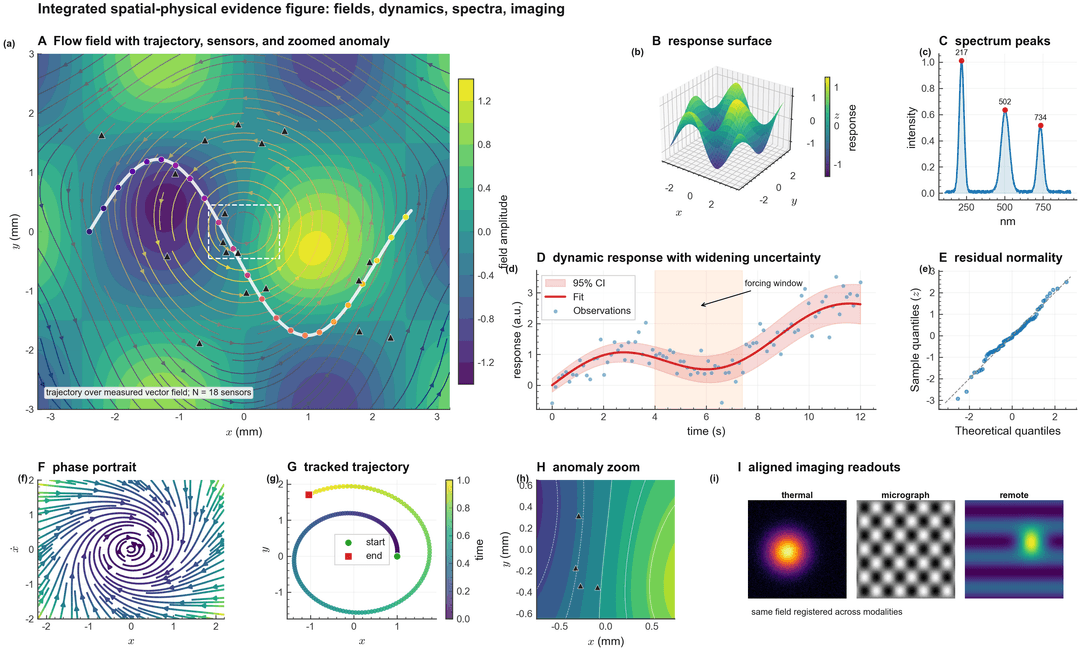 Complex spatial-physical evidence panel
