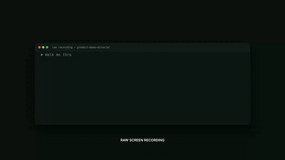 Codex turns product evidence into a directed, source-bound demo