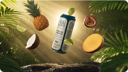 Tropical product — Higgsfield source preview