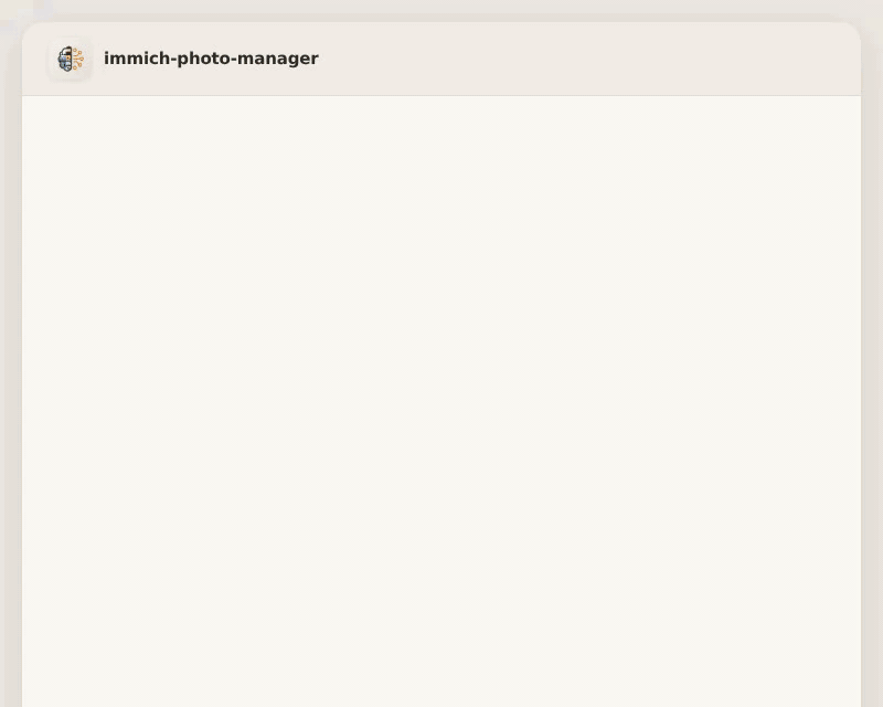 immich-photo-manager demo