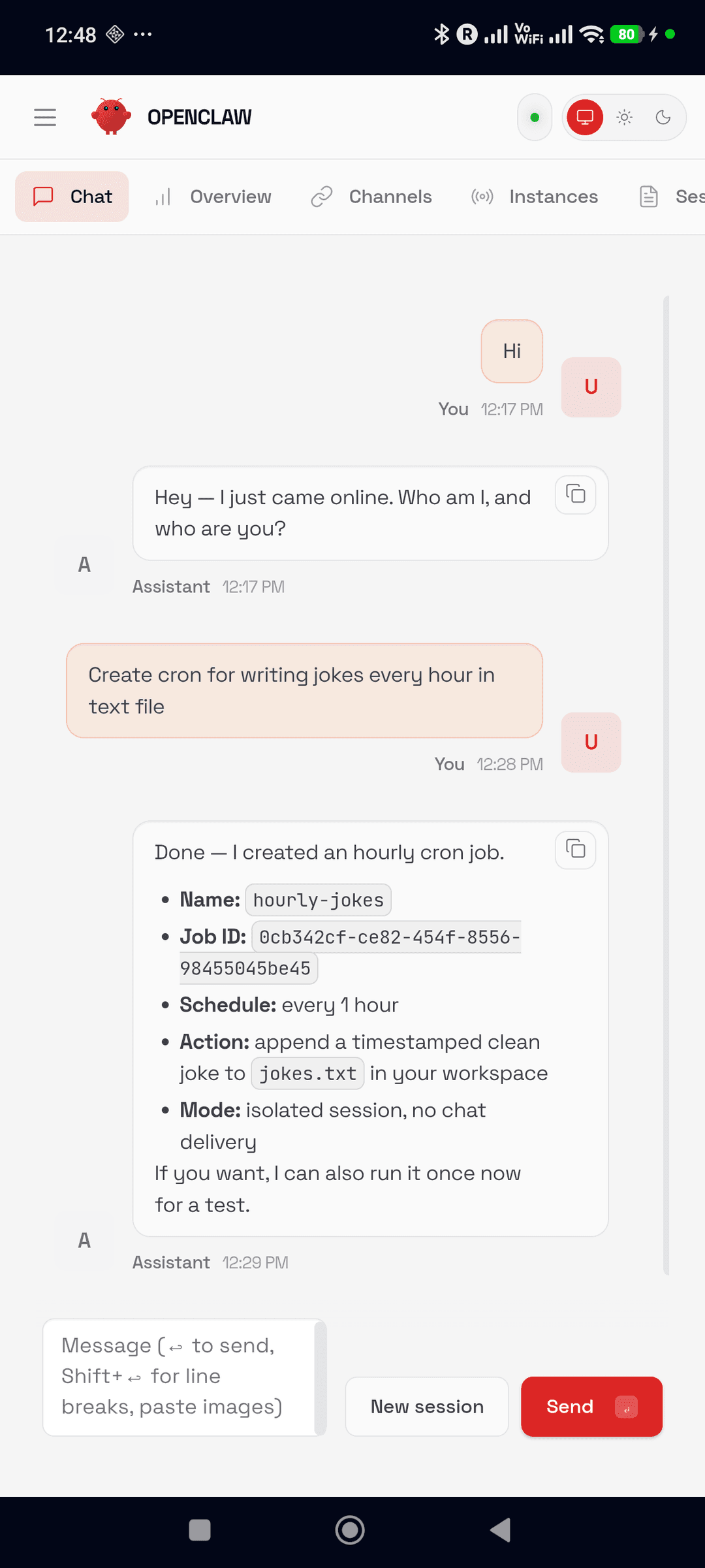 OpenClaw Dashboard