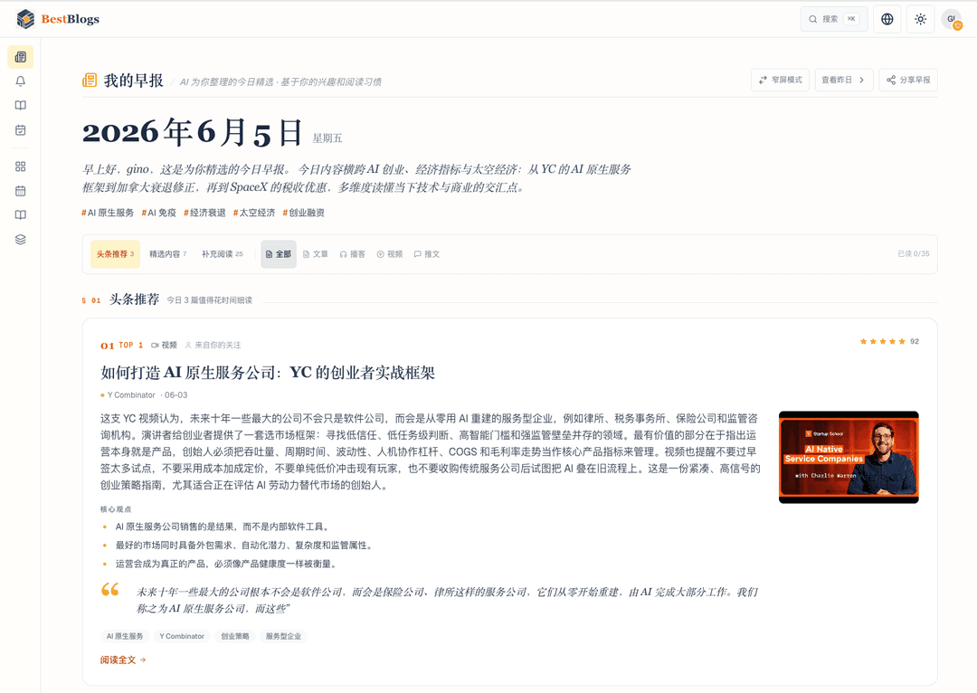 我的早报