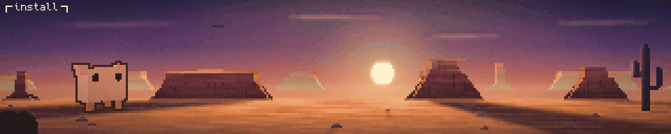 Claude carrying a box across the desert: Moving into ~/code/Claude-Fables...