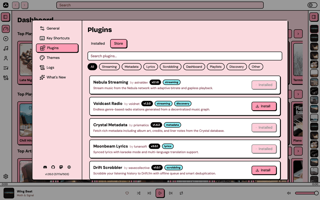 Plugin store
