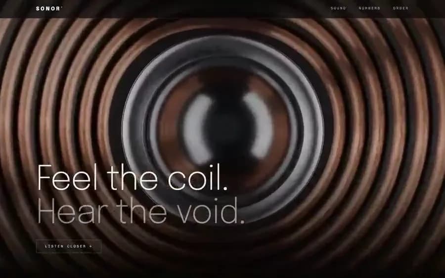 Sonor — audio lab hero