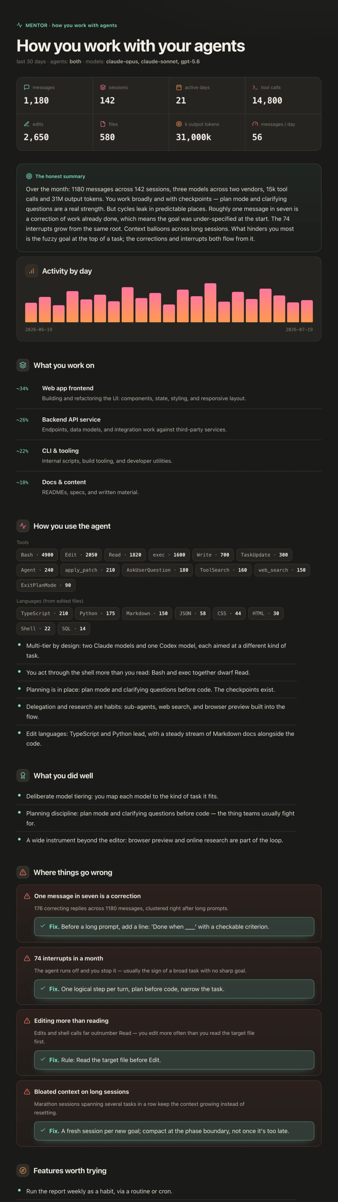 Example report