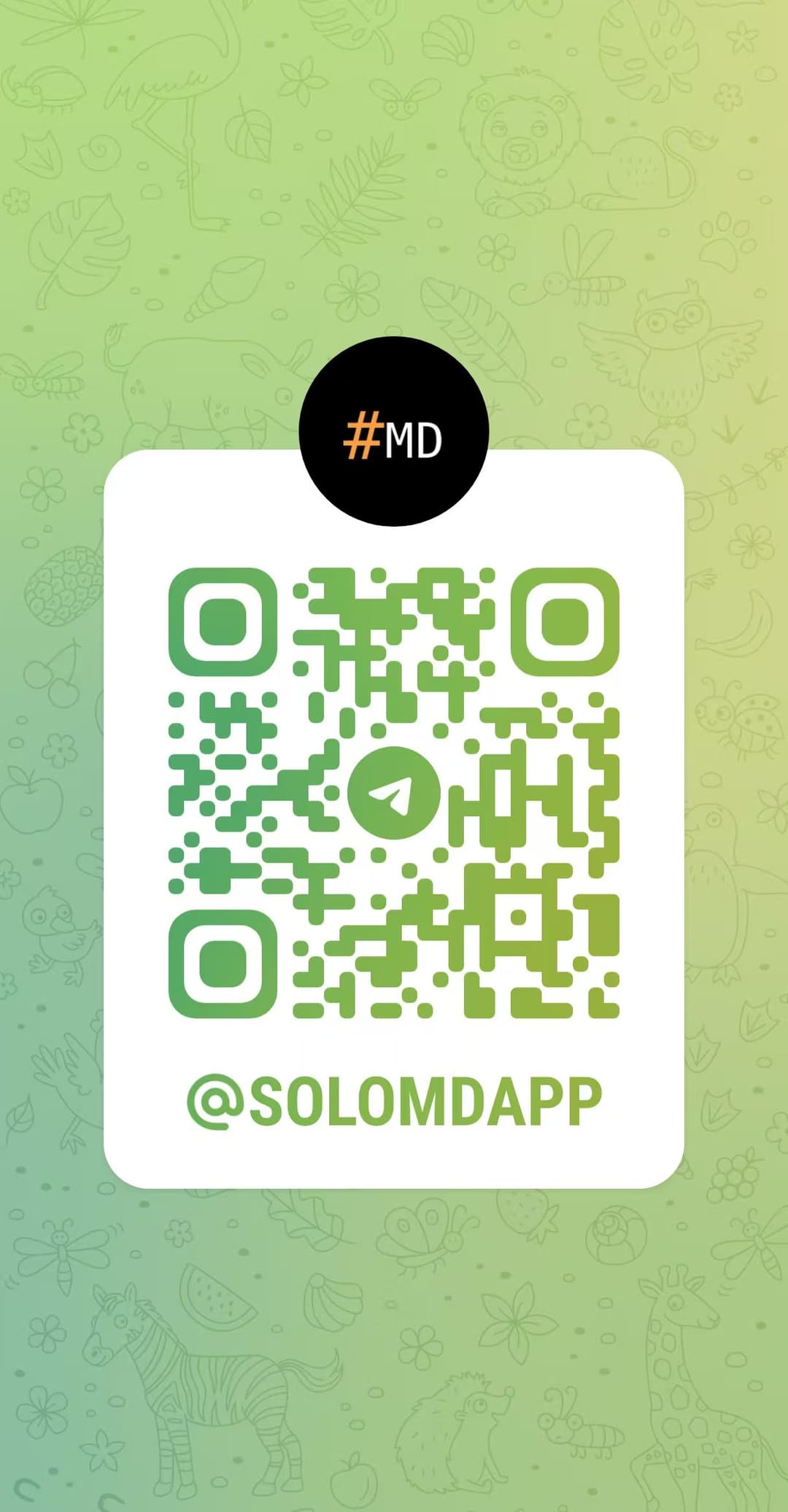 Telegram @SOLOMDAPP