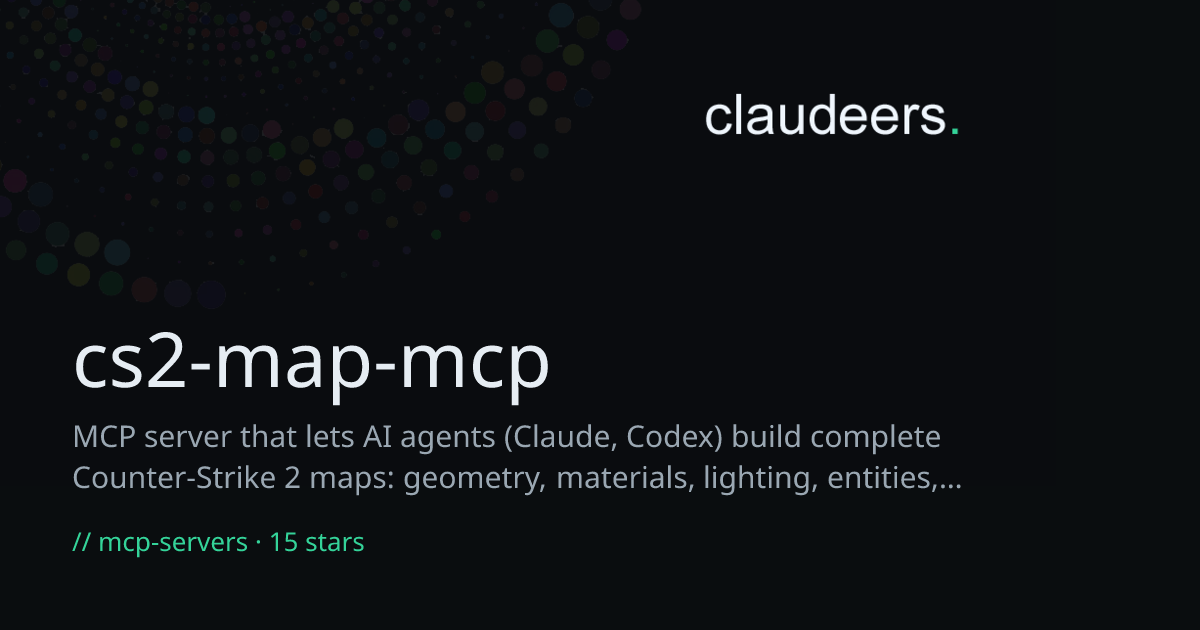 cs2-map-mcp — MCP Servers for Claude | Claudeers